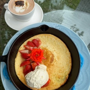 Pancakes holandes con fresas