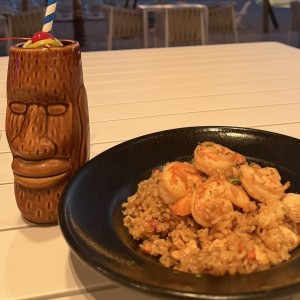 Chaufa del peru y tiki de hibiscus