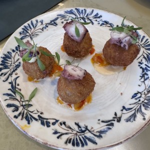 Croquetas de Pulpo Caribeñas
