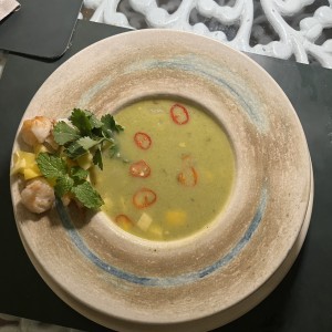 Chowder Thai de Maíz y Coco