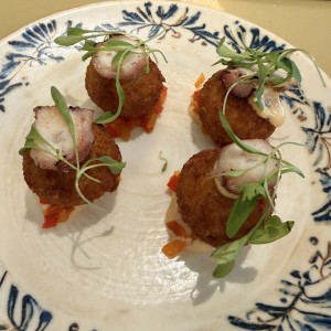 Croquetas de Pulpo Caribeñas
