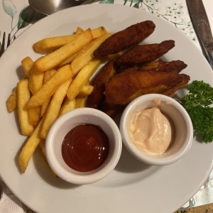 Deditos de pollo