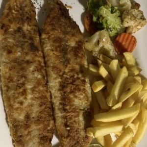 Corvina a la plancha
