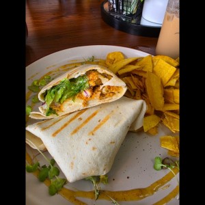 wrap de pollo