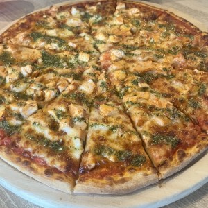 Pizza pollo pesto