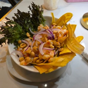 Ceviche de camarones