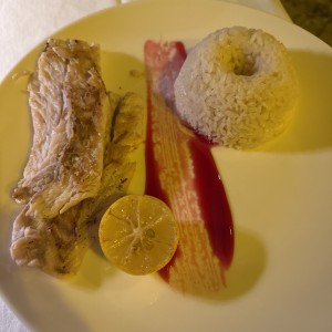 Mero con arroz 