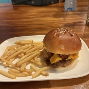Hamburguesa explosiva 