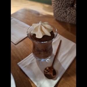 mousse de chocolate