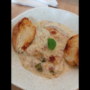 Lasaña de pollo