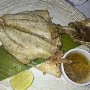 Pescado a la parrilla 