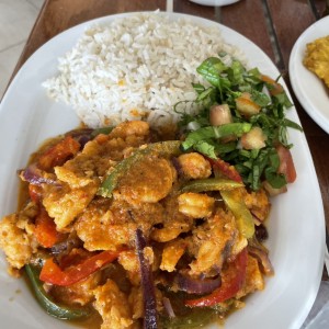 Langostinos al ajillo