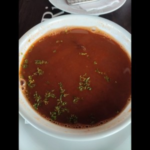 ENTRADAS-APPETIZERS - Sopa de marisco