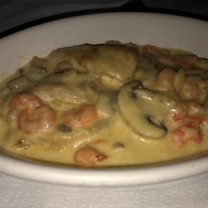 corvina en salsa blanca