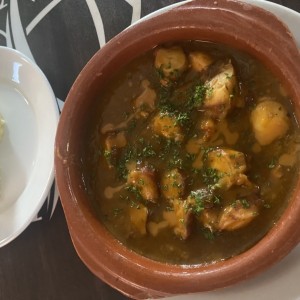 Pulpo a la criolla