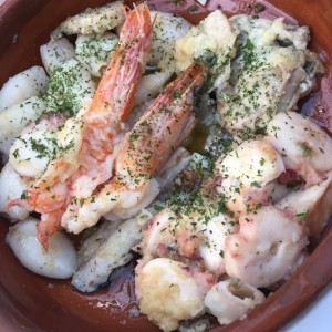 Cazuela de mariscos