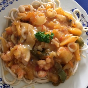 pasta frutos de mar