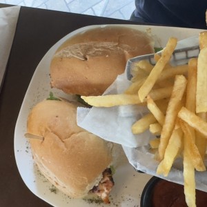 Emparedado de pollo