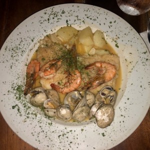 Filete de Robalo a la Vasca