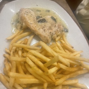 Pechuga de Pollo a las Finas Hierbas