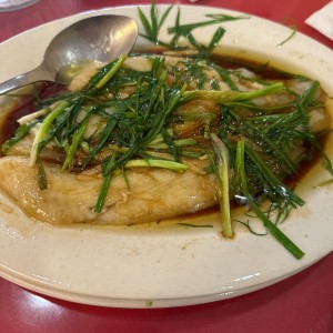 Pescado al vapor