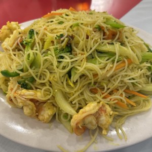 Mei Fun con camarones