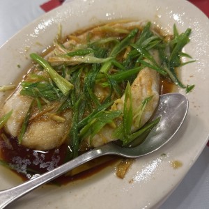 Corvina al vapor
