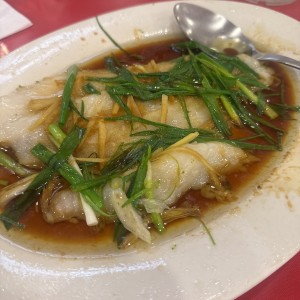 Filete de corvina al vapor
