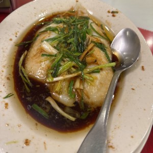 Pescado al vapor 