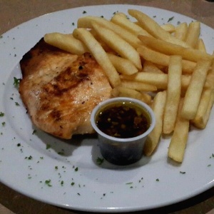 Salmon a la brasa