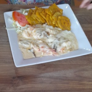 Langostinos a la termidor
