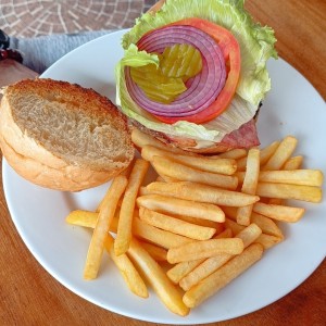 Hamburguesa 1/2 libra angus All the way