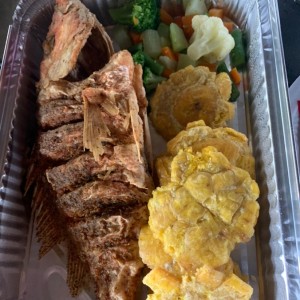 Pargo con patacones