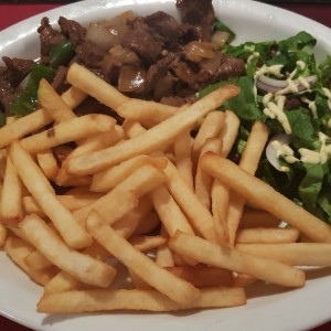 bistec picado con papas