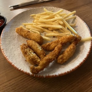 Menú Infantil - Deditos de Pollo