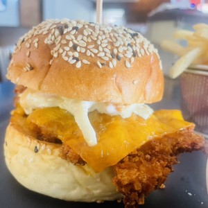 Crispy chicken sandwich