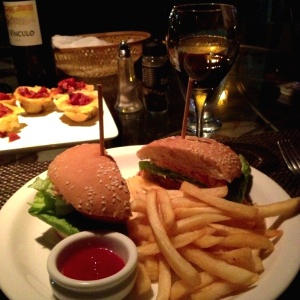 Hamburguesa con papas