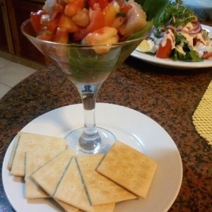 Ceviche estilo mejicano... delicioso...