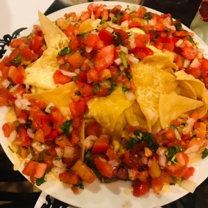 nachos fundidos mixtos 