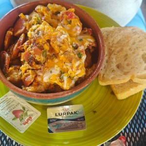 Chorizo scrambled bowl 