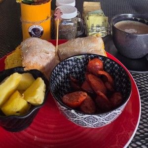 Sandwiches - Chorizo y huevo