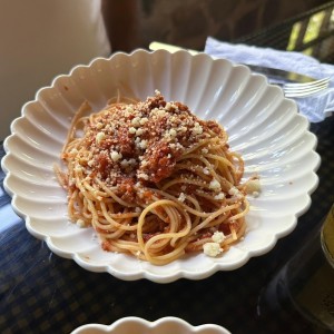 Pastas - Bolognesa (separado en dos platos)