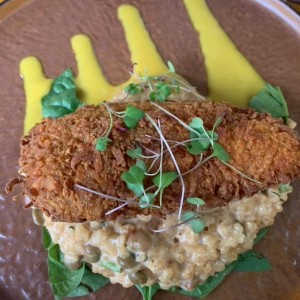 Pollo apanado