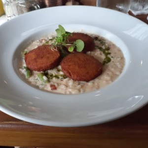 Falafel y risoto