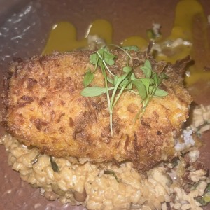 POLLO FRITO CON COCO