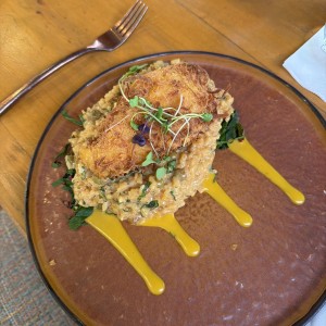 POLLO FRITO CON COCO