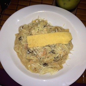Fetuccini al bourbon