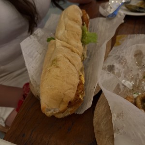 Crispi cheacken baguettes