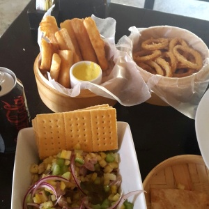 Ceviche y Calamaris