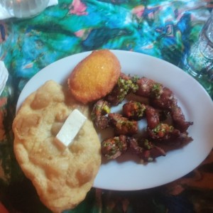 Puerco ahumado con hojaldre